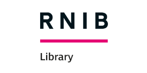 RNIB library logo.